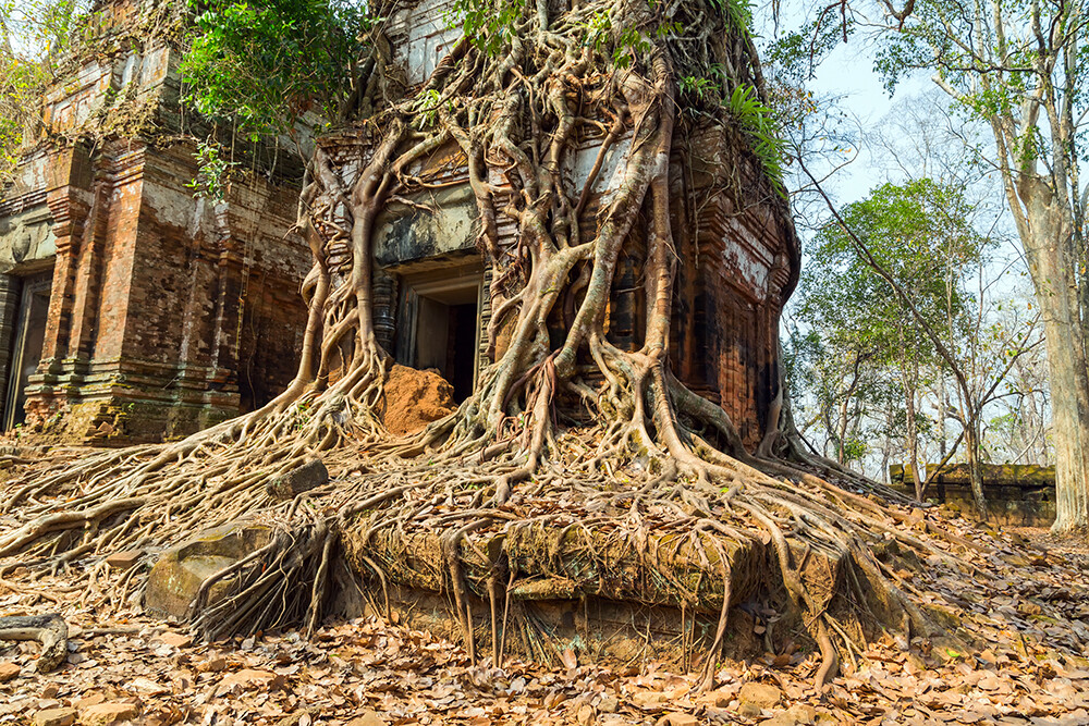 Kambodza - Ancient temple Koh Ke