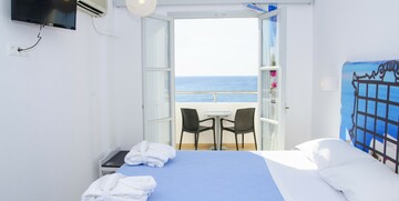 Santorini zrakoplovom, Hotel RK Beach, primjer sobe