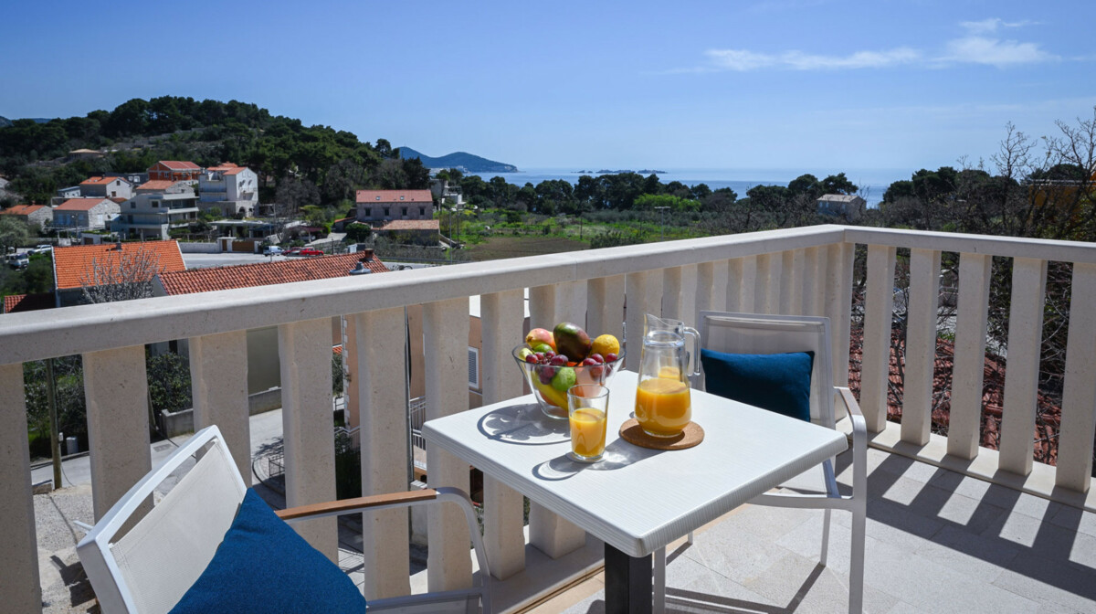 Dubrovnik Cala Laurea, 1 soba apartman, morska strana