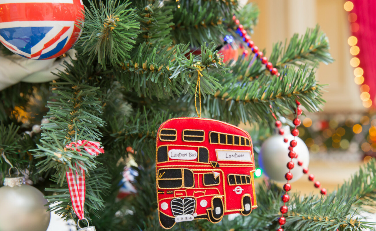 London advent, prekrasno okićen London