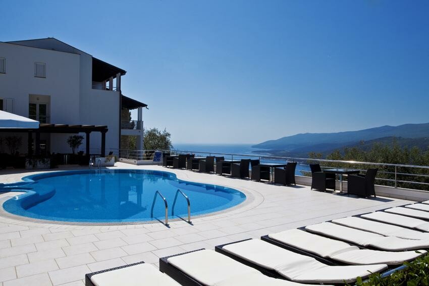 Rabac, Hotel Villa Annette, bazen