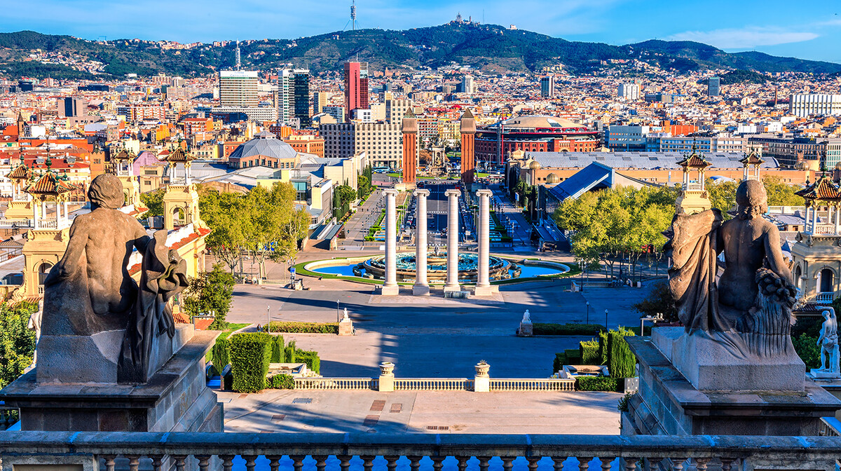 trg placa Espana, putovanje Barcelona, Španjolska tura