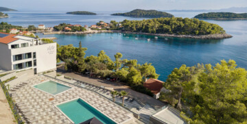 Hotel Alfir, Blato, Korčula, pogled na otočiće
