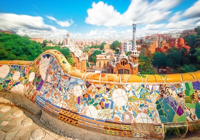 Park Guell, putovanje u Barcelonu, krstarenja mediteranom