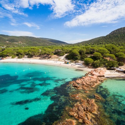 plaže oko Porto Veccio, putovanje Korzika i Sardinija autobusom,garantirani polazak