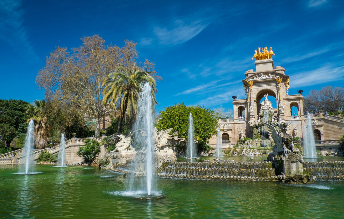 Fontana u parku Ciutadela, putovanje u Barcelonu, Mondo travel
