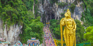 Batu Caves -hinduističko svetište, Kuala Lumpur, putovanje Azija, daleka putovanja, vođene ture
