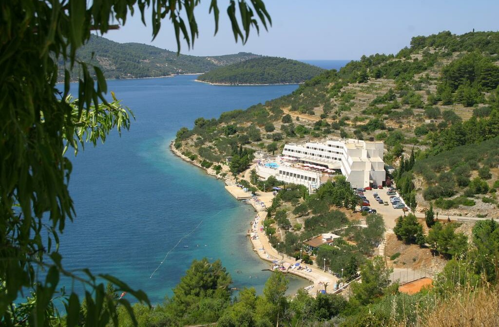 Otok Korčula, Vela Luka, Hotel Adria, panorama