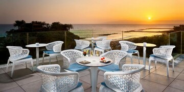 Tenerife mondo travel, Hotel Gran Tacande Wellness & Relax, terasa restorana uz zalazak sunca