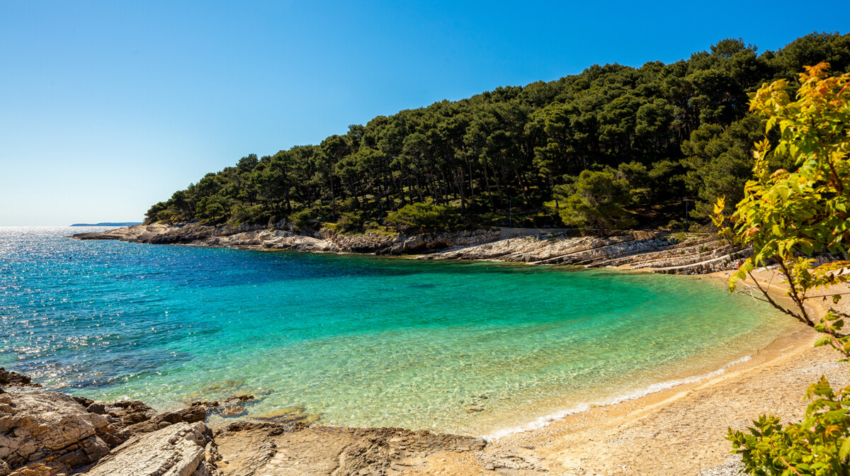 Lošinj, Mali Lošinj, Hotel Aurora - plaža