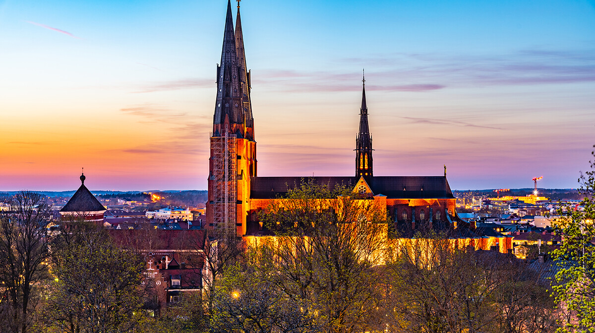 Katedrala u Uppsali, putovanje Skandinavija autobusom, mondo travel