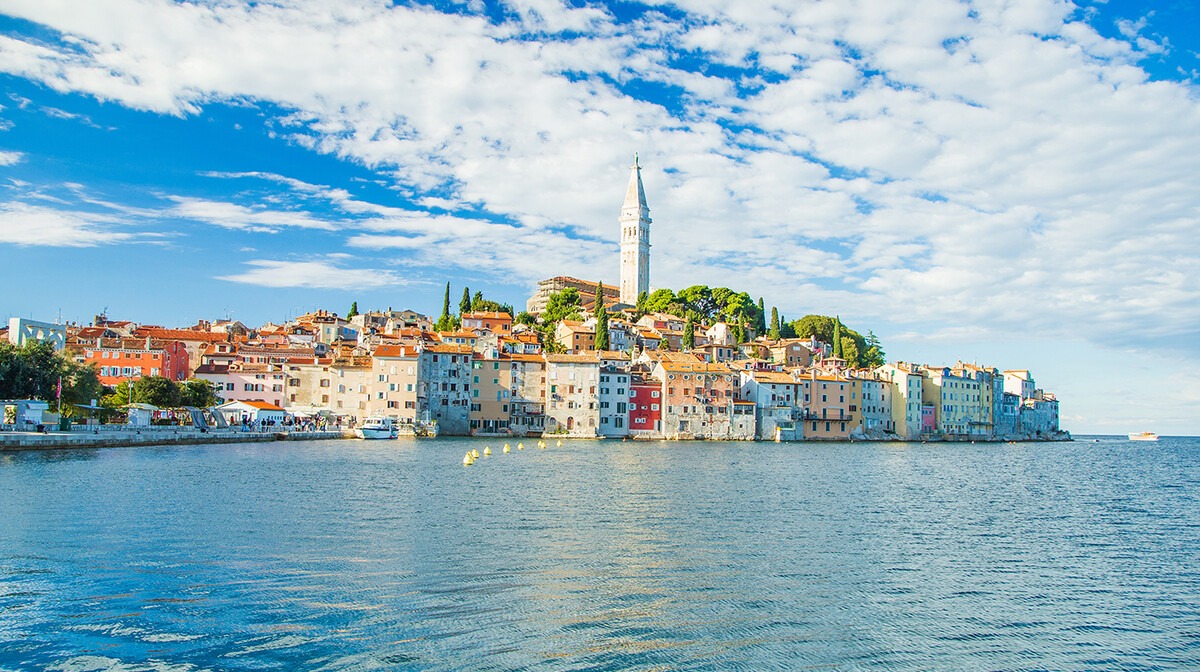 Rovinj panorama, putovanje u Istru