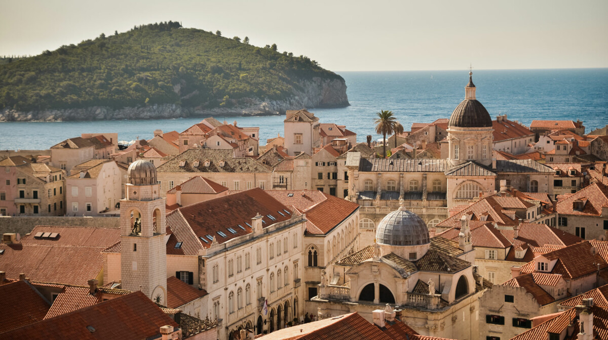 Dubrovnik, Palmotta Palace, pogled na krovove