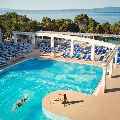Tućepi, hotel Alga, vanjski bazen