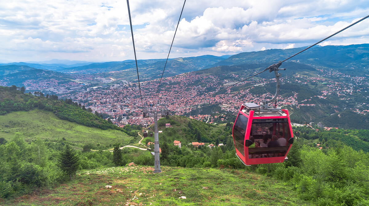 Žičara iz Sarajeva do Trebevića, putovanje u Sarajevo