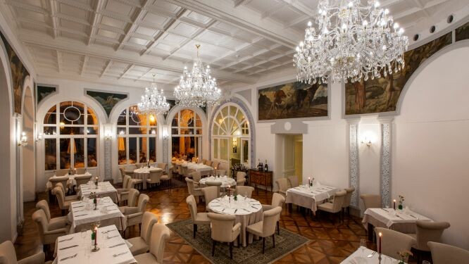 Hrvatska, ljeto, Opatija, hotel Milenij, restoran