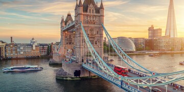 Tower Bridge na putovanju u London