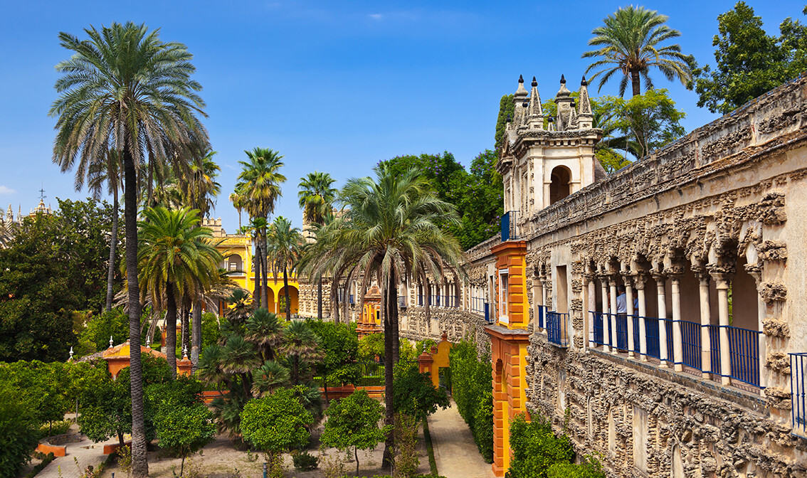 Real Alcazar u Sevilli, putovanje Andaluzija, vođene ture, putovanje avionom, mondo travel