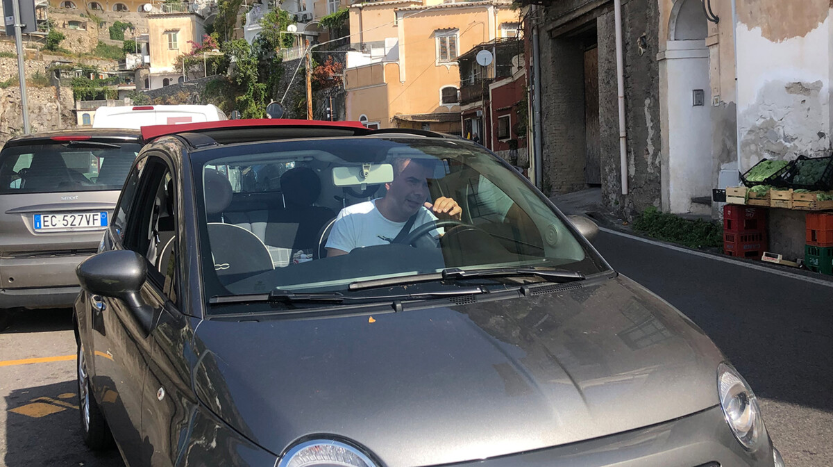 Fiat 500 na Costa Amalfirani, putovanje Jug Italije, mondotravel.hr