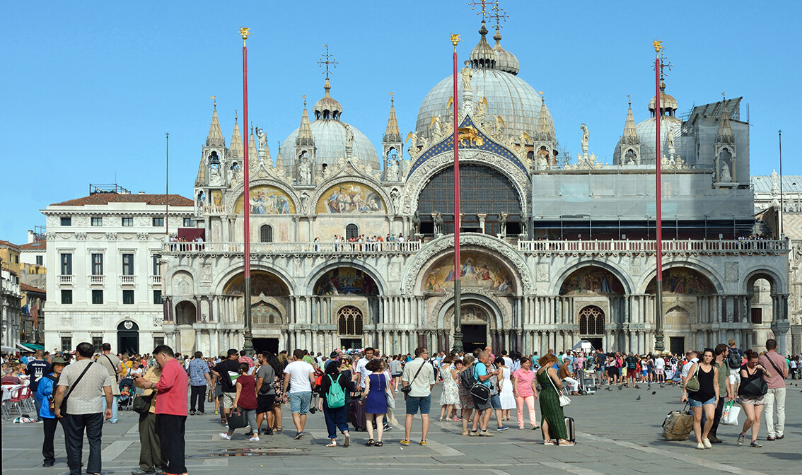 Italija, Venecija- bazilika Sv. Marka na Trgu Sv. Marka