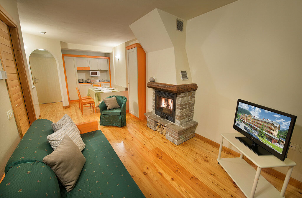 Skijanje u Italiji, skijalište Passo Tonale, Residence Club, apartman