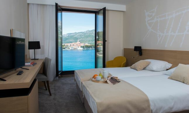 Korčula, Hotel Liburna, standard, morska strana