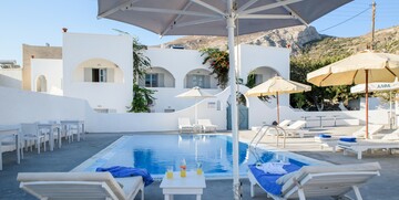 Santorini, Hotel Atlas Boutique, bazen