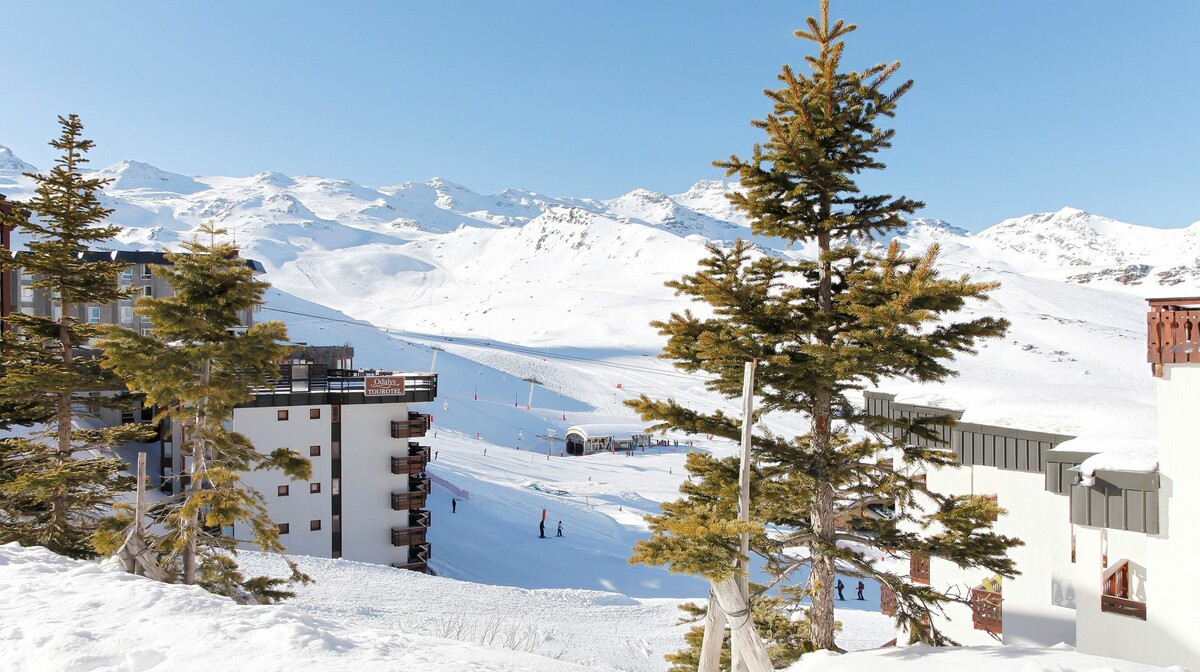 Skijanje u Francuskoj, Val Thorens, Apartmani Tourotel, na stazi