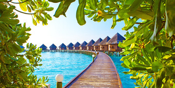 Maldivi, primjer bungalova na vodi, putovanje na Maldive, grupni polasci, daleka putovanja