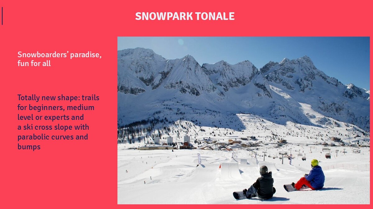 Passo tonale, snowboard