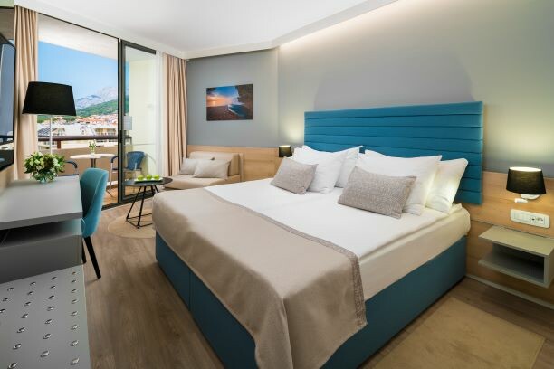 Makarska, Valamar Meteor Hotel, Superior dvokrevetna soba, balkon, morska strana