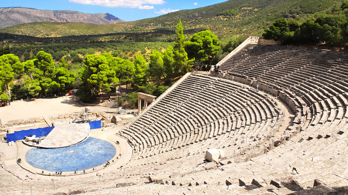 Peloponnese, Greec - Ancient Epidaurus theater