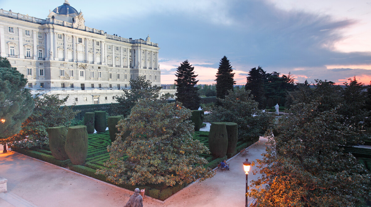 Madrid, Kraljevska palača i vrtovi Sabatini ©Španjolska turistička zajednica-Turespaña