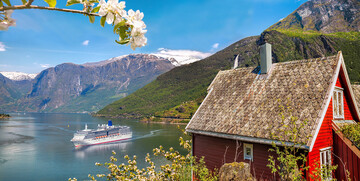 Flam, pogled na fjord, putovanje Norveška, Mondo travel