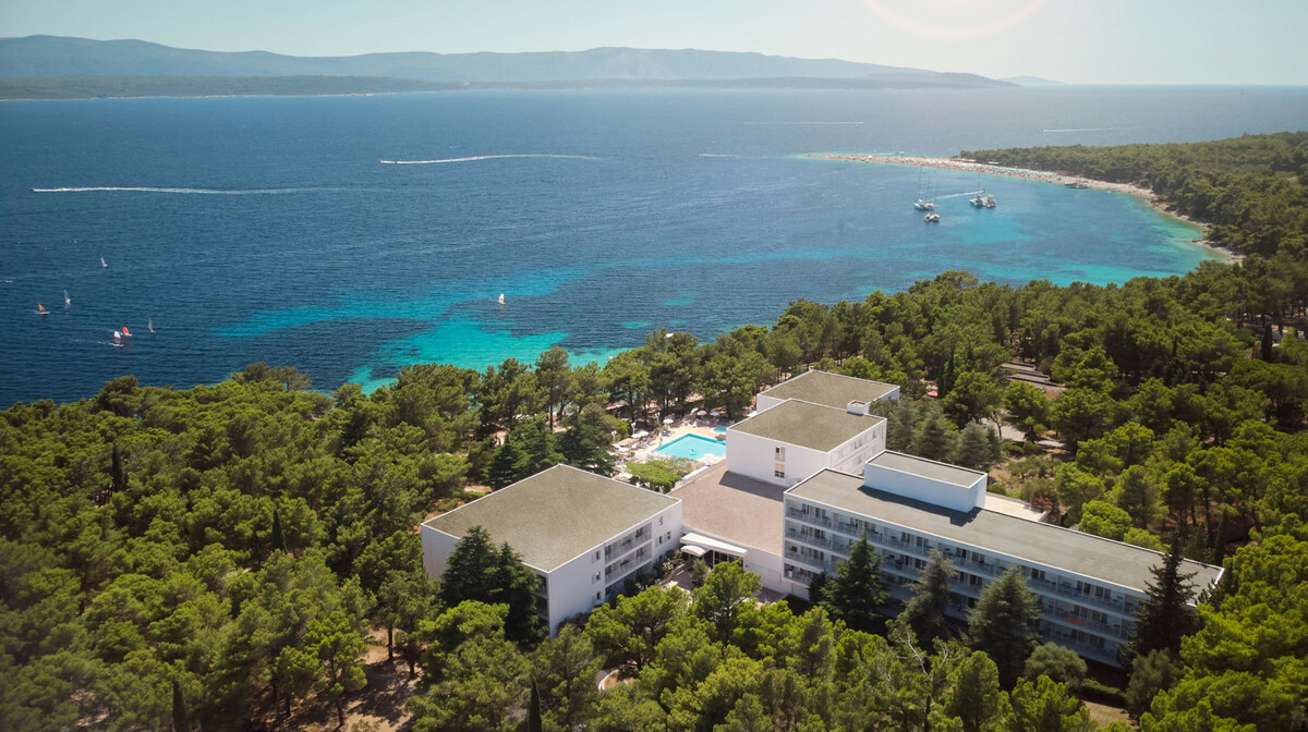 Bluesun hotel Borak, Bol, pogled na Zlatni rat