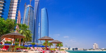 Plaža uz panoramu nebodera, putovanje u Dubai, Emirati, grupni polasci, daleka putovanja