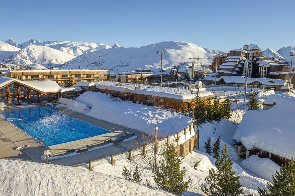 Skijanje, Francuska, Alpe d'Huez, Residence Franceloc D'huez, bazen