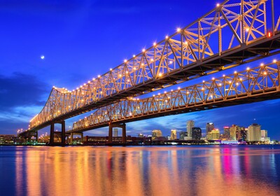 mostovi blizanci Crescent City Connection, tura SAD-om, vođene ture, garantirani polasci