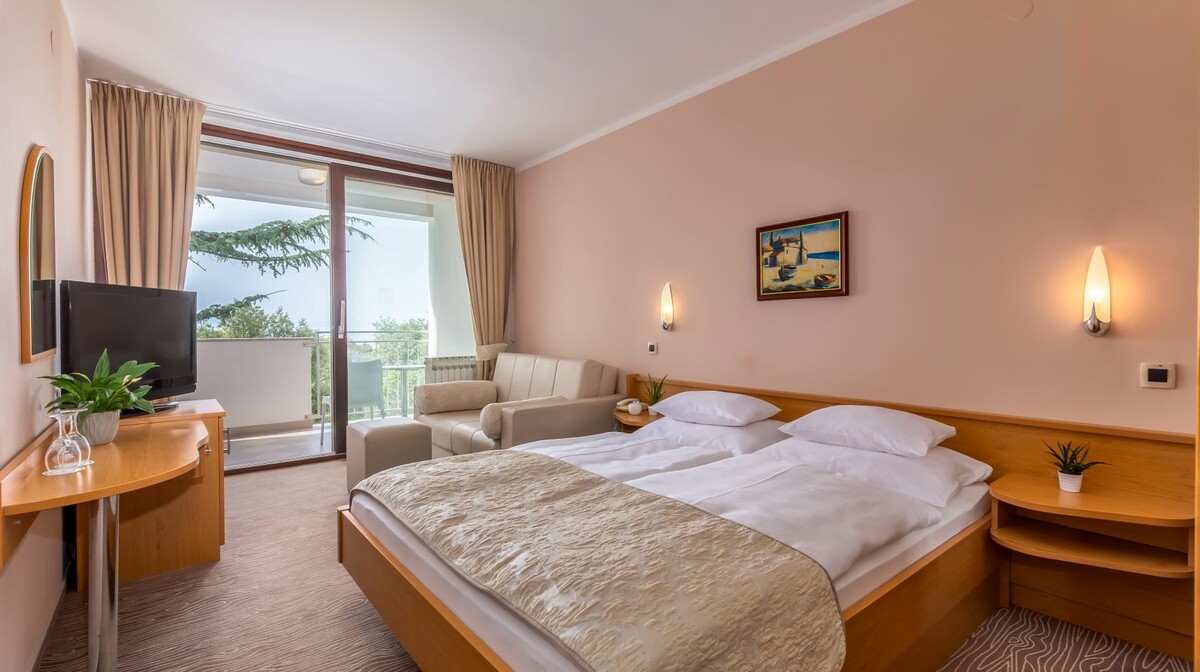 Hotel Malin, standard, balkon, pogled more