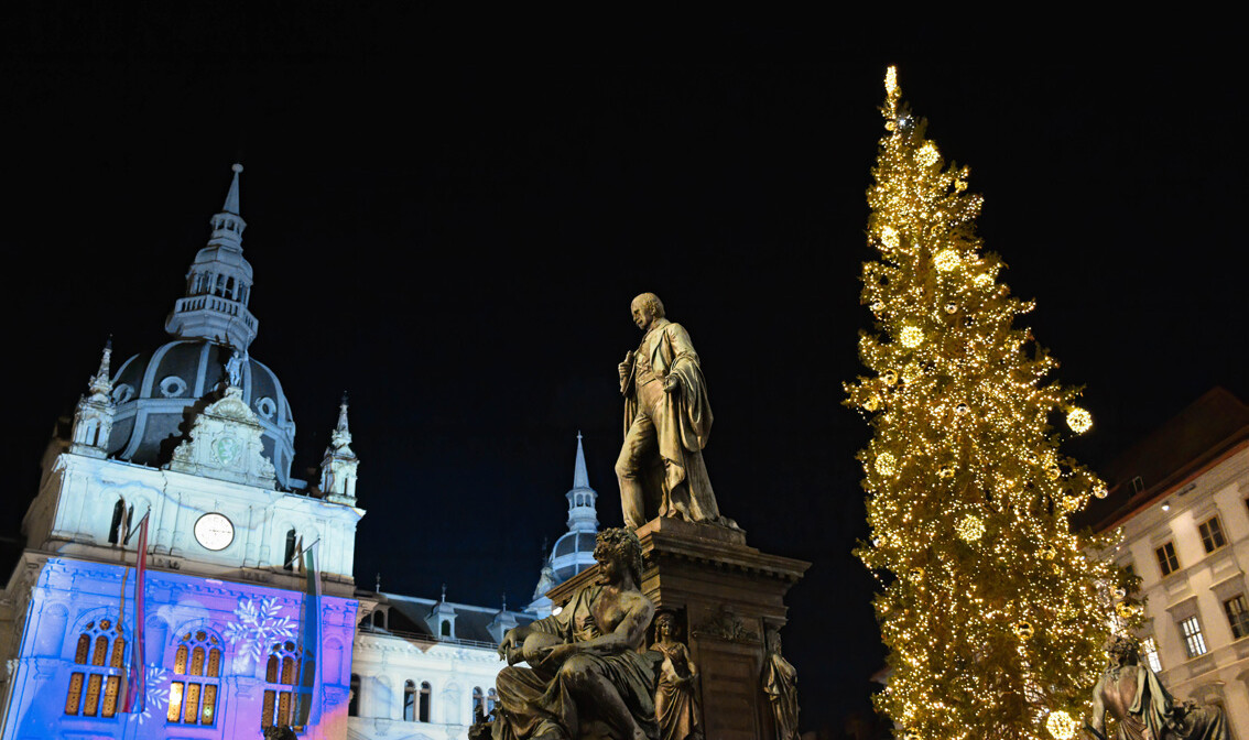 Graz, Hauptplatz, Advent