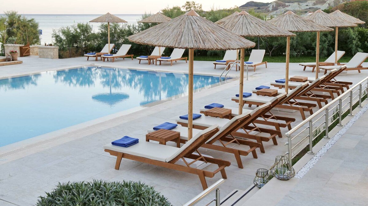 Kefalonija ljeto na mediteranu, Lixuri, Hotel Costa Rossa, bazen