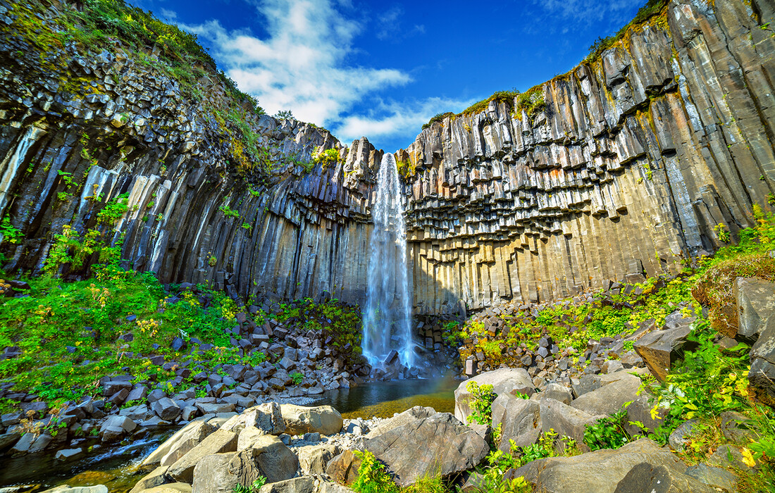 Vodopad na Islandu, putovanje na Island