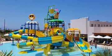 Kreta, Gouves, Gouves Waterpark Holiday Resort, tobogani