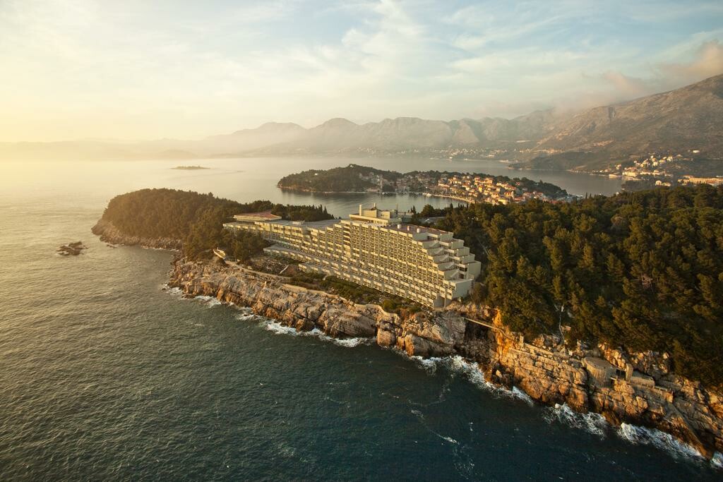 Cavtat, Hotel Croatia, panorama