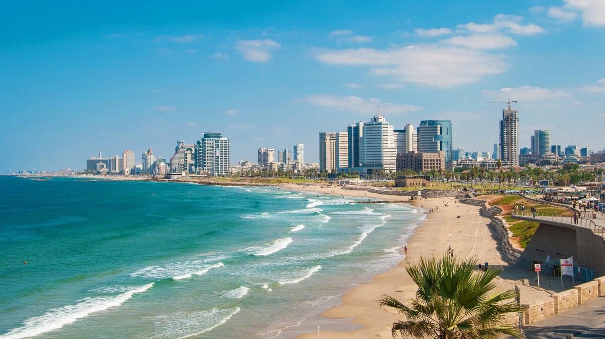 Tel Aviv, gradska plaža, grupni polaci, putovanje u Izrael i Jordan, garantirani polasci