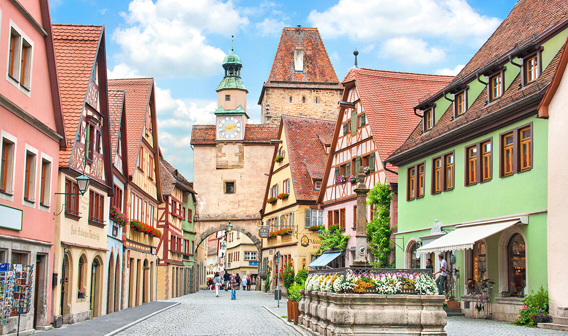 Srednjevjekovni Rothenburg ob de Tauber, putovanje njemačka