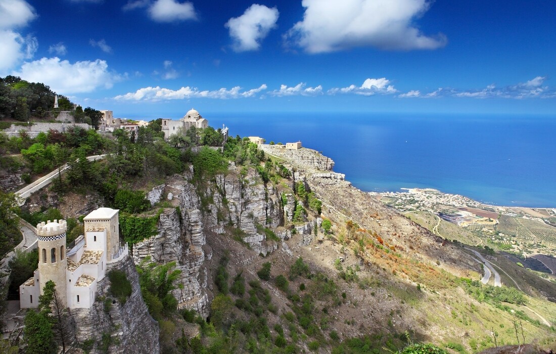 Erice, putovanje sicilija, europska putovanja zrakoplovom