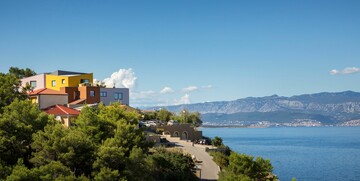 Krk, Vrbnik, Hotel Vinotel Gospoja, panorama