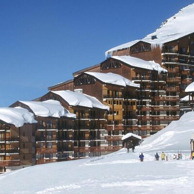 Skijanje u Francuskoj, Val Thorens, apartmani Le Cheval Blanc, zgrada