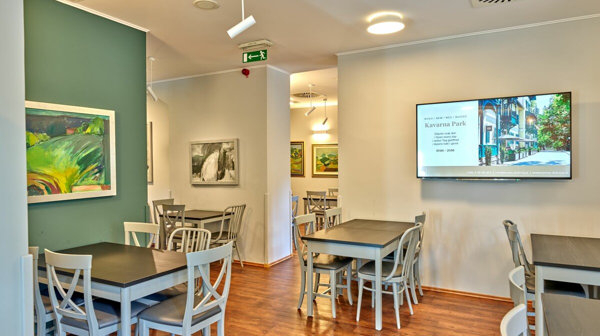 Restoran u Depandansi Park, Terma Dobrna, wellness putovanje